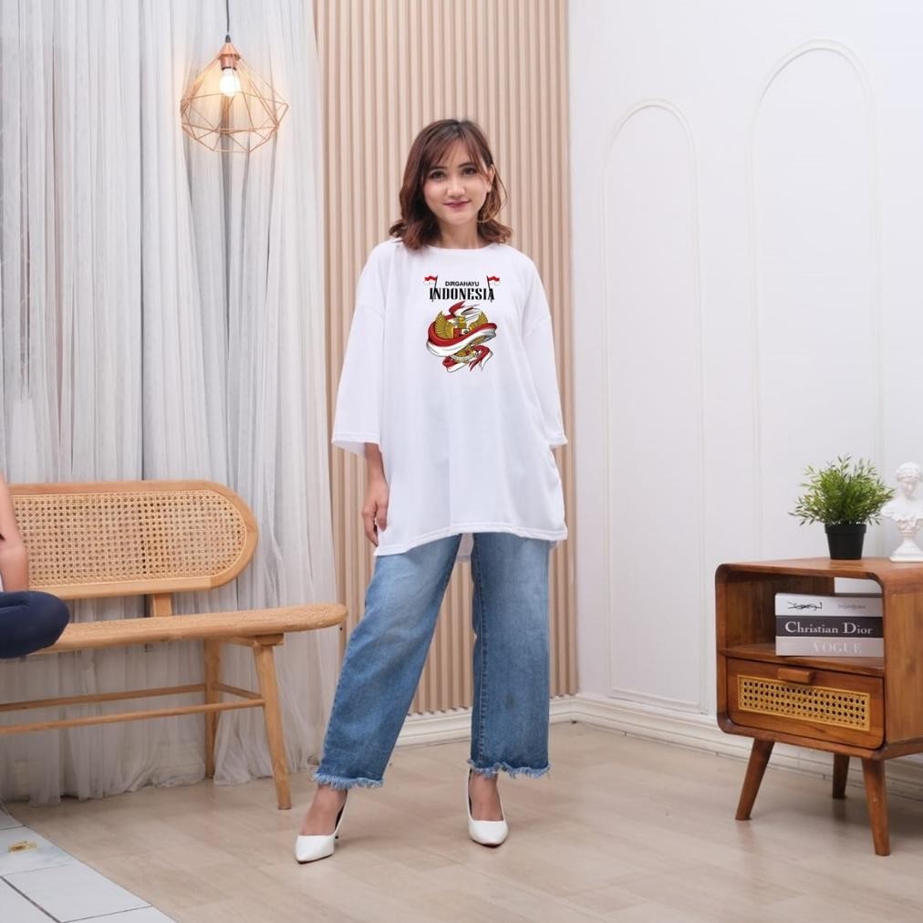 MOMO - Atasan Oversize 17 agustus / Koas Wanita 17 agustusan