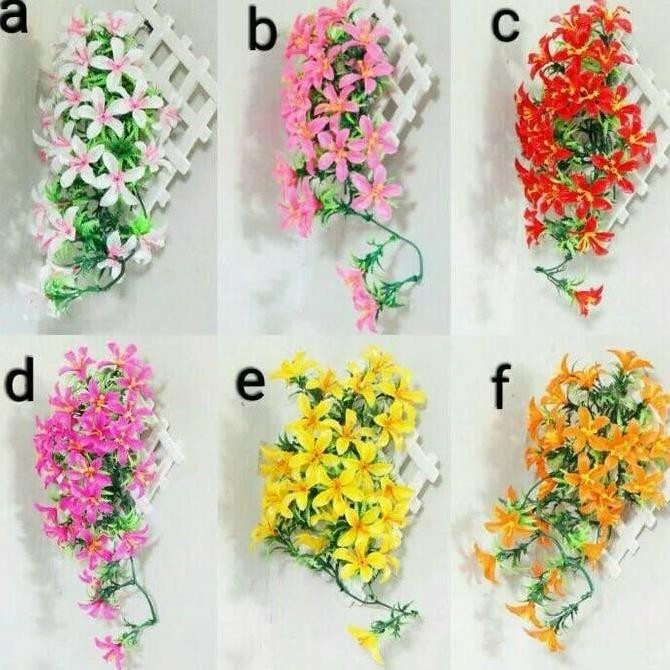 Bunga hias/bunga dinding/hiasan rumah/hiasan dinding/bunga plastik