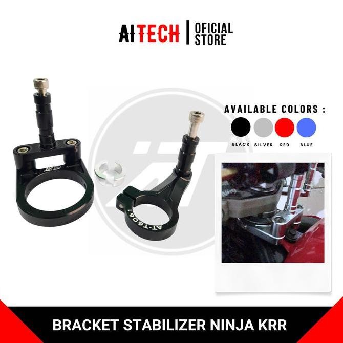 Breket Stabilizer Dudukan Steering Damper Ninja RR Aitech