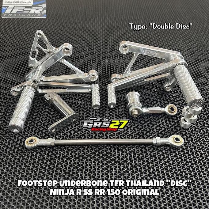 FOOTSTEP UNDERBONE UB TFR DISC NINJA R SS RR NEW OLD ZX CBU 150 CAKRAM DISK DOUBLE DISC ORI ORINAL T
