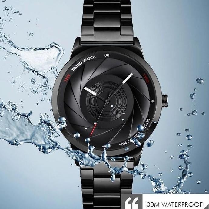 Jam Tangan Pria Analog Tali Stainless Skmei 9210