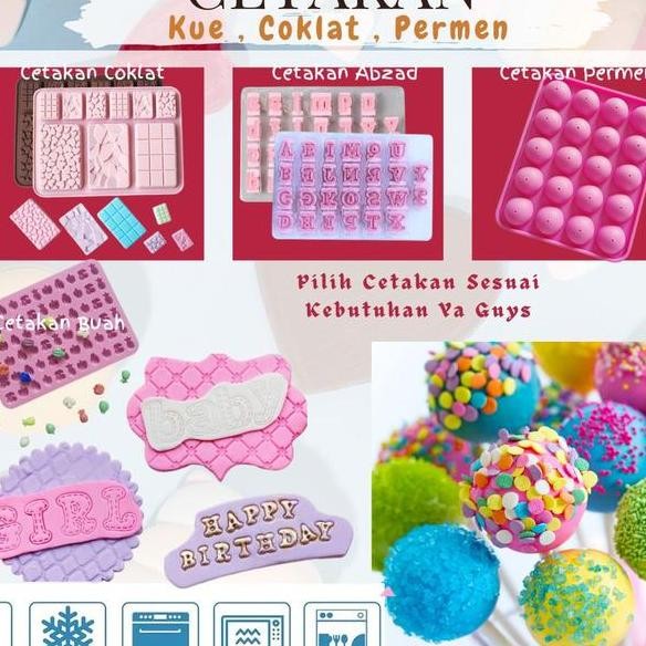 

Cetakan Kue Fondant Jelly Permen Silikon Cetakan Cokelat Huruf Kapital