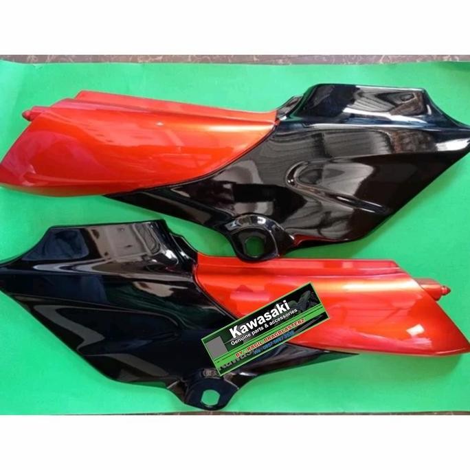 cover aki cover body tengah ninja ss orange orinal Kawasaki