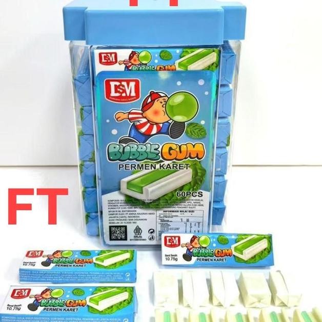 

Permen Bubble Gum Jelly 60 Pcstoples