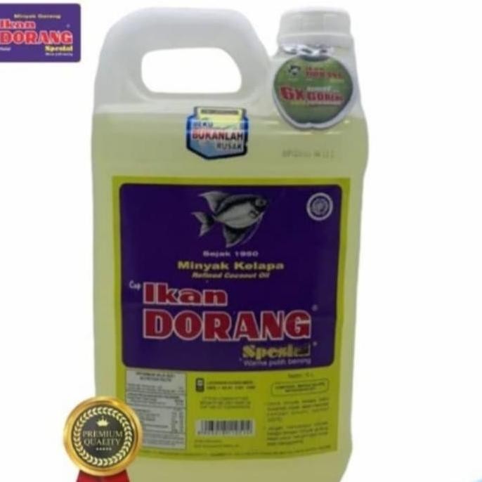 minyak goreng kelapa ikan dorang spesial 5 liter