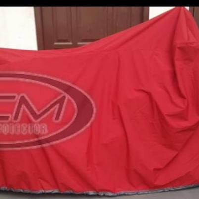 Sarung Cover Motor Harley Pan America dengan Side Box + Top Box