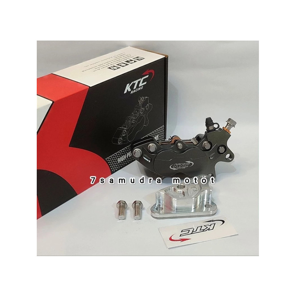 Kaliper KTC Racing Full CNC 4Piston + Bracket RX King New, RX King Old Caliper 4P + Braket