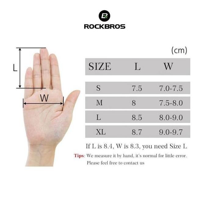 sarung tangan ROCKBROS S107-1 S107 glove gloves half finger sepeda gym BS