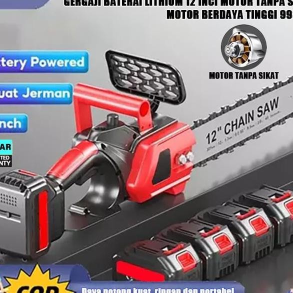 Makita Chainsaw Mini 12 Inch Chainsaw Chain Saw Cordless 2 Cordless Chainsaw 998V Gergaji Gergaji Ra