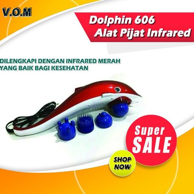 Original Dolphin 606 Infrared Merah Massager Terapi Lumba Elektrik Shopee