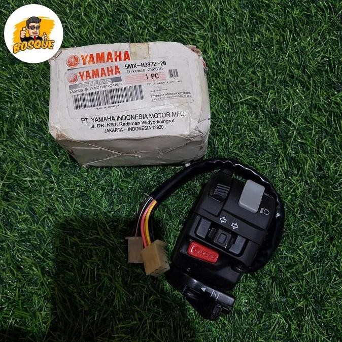 Saklar Holder Kiri Nouvo Lele Nouvo Z Ori YGP Kode 5MX Real Pic Dus Putih