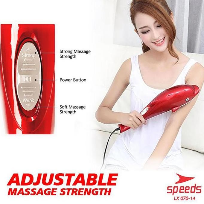 Original Speeds Dolphin Massager Alat Pijat Infrared Lampu Terapi Merah Shopee