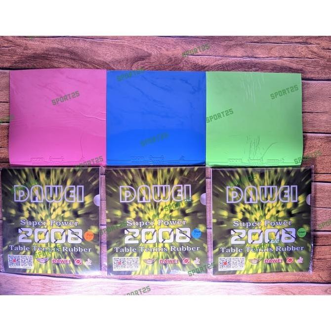 Karet Rubber Pingpong Dawei Super Power 2008 ORIGINAL