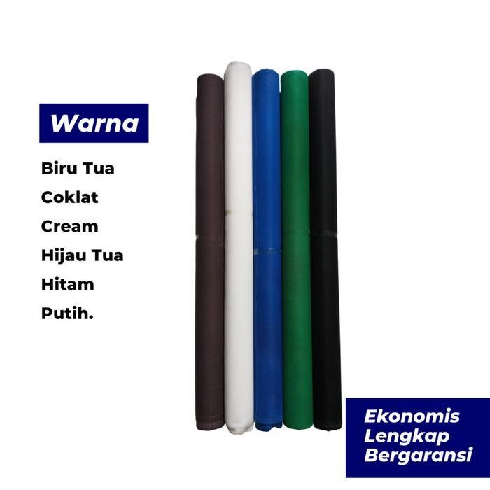 1 Roll - Kawat Kain Kasa Strimin Jaring Anti Nyamuk Serangga Nylon Pvc Original Dan Terpercaya