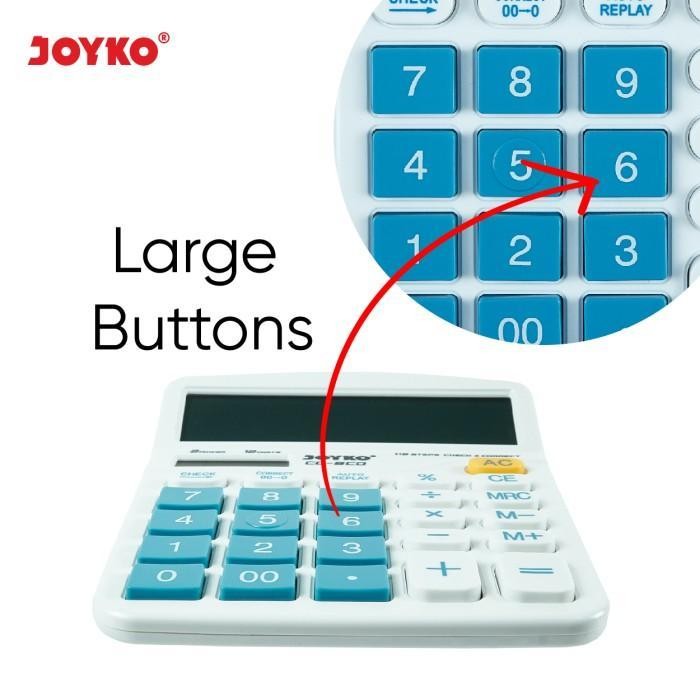 

WSS JOYKO Calculator Kalkulator CC-8 12 Digits Check & Correct