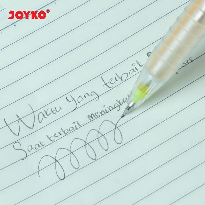 

WSS JOYKO MECHANICAL PENCIL 0.5MM CLICKER PENSIL MEKANIK 0.5 JOYKO CETEK MP-15 BOX LUSIN [12PCS]