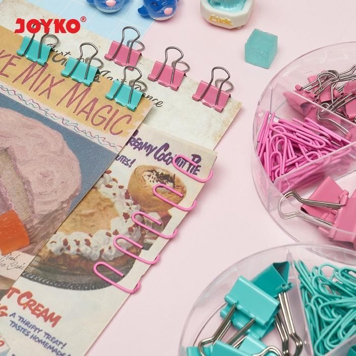 

WSS Clip Set Klip Penjepit Kertas Joyko 4 Type