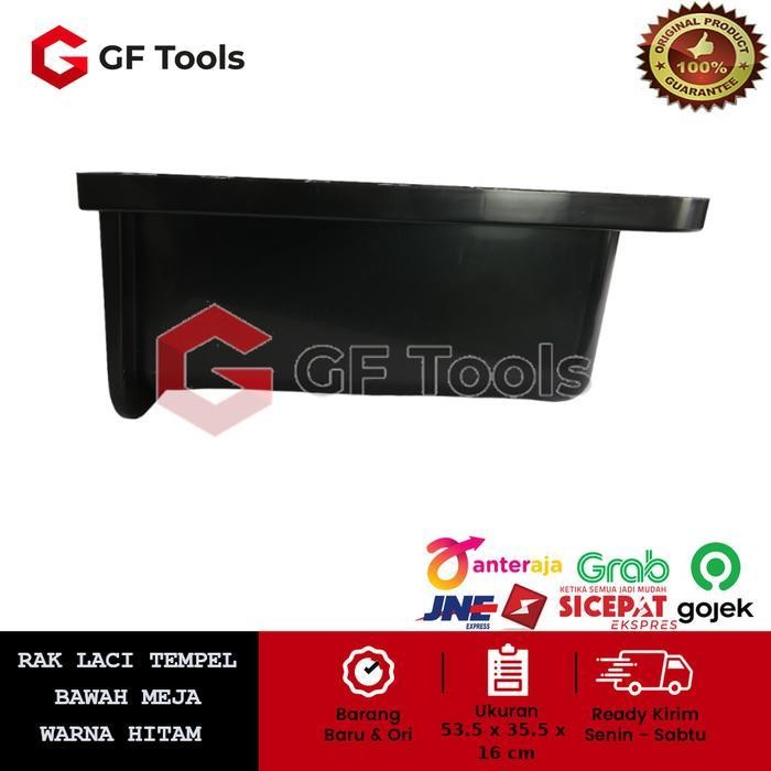 WSS Kotak Rak Tempel Laci Bawah Penyimpanan Meja Belajar Meja Sekolah Plastic Drawer Organizer