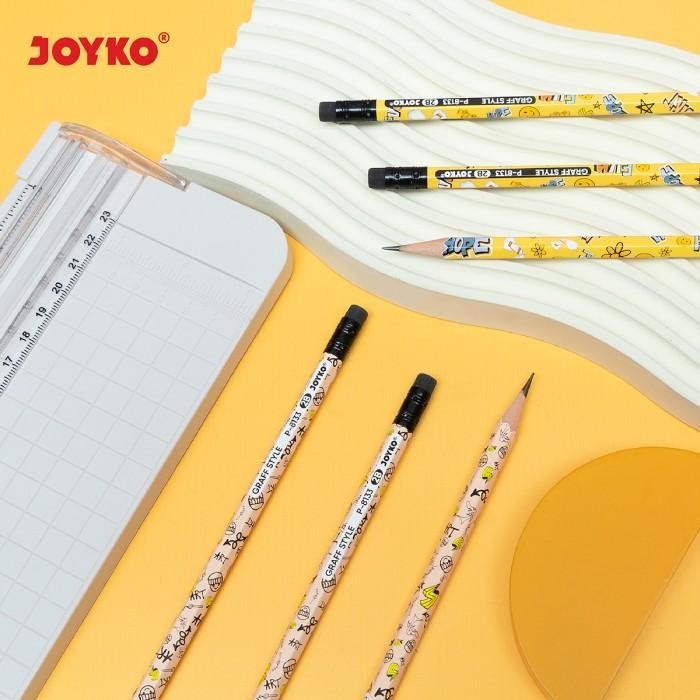 

WSS Pencil Pensil Joyko P-8133 2B 1 Box 12 Pcs Graff Style