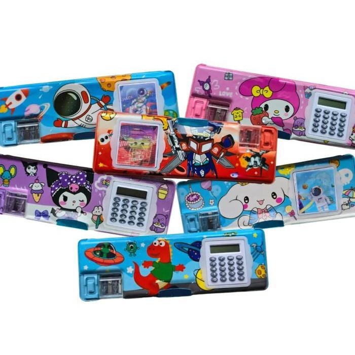 

WSS Kotak Pensil Fancy Magnet Kalkulator + Rautan MK-371