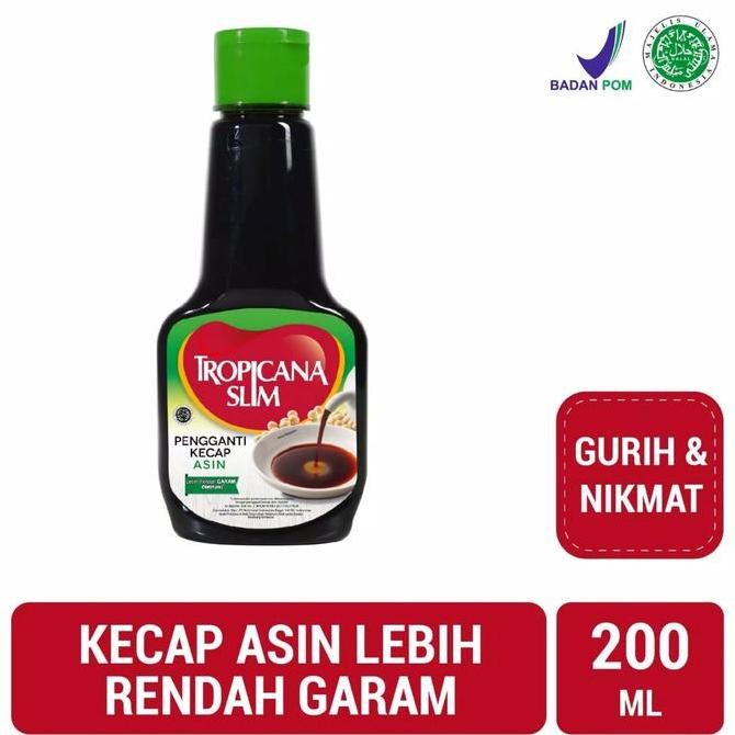 

Tropicana slim kecap asin rendah natrium 200ml