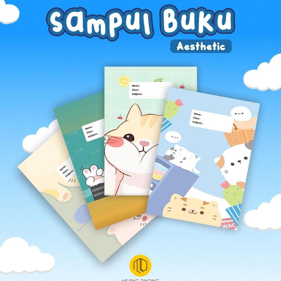 

Sampul Buku Aesthetic Isi 10 Pcs Sampul Buku Motif Kucing Cute Cat Lovers Sampul Buku Book Cover A5B5 Sampul Buku Kotak Sampul Buku Aesthetic Book Cover Kertas Kado Wrapping R Kertas Sampul Sampul Buku Custom Desain 2