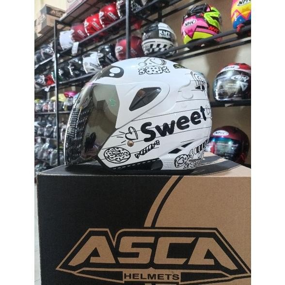 Helm Asca Strike Sweat Red Original 100%