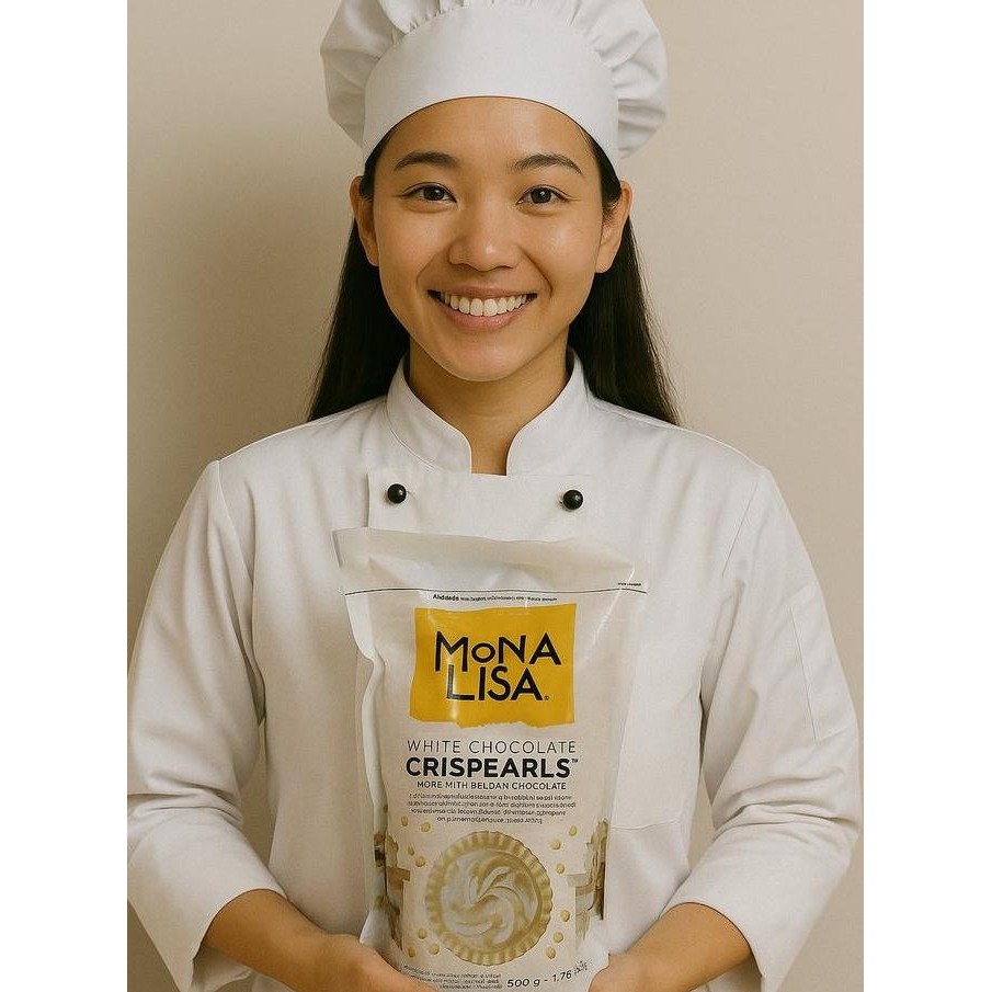 

MonaLisa Crispearls White 800gr(Halal) Kemasan Ori Untuk Hiasan Cake dan Topping Kue