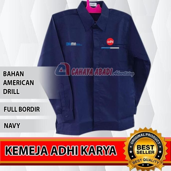 Kemeja Bumn Adhi Karya Seragam Bumn Adhi Karya Navy