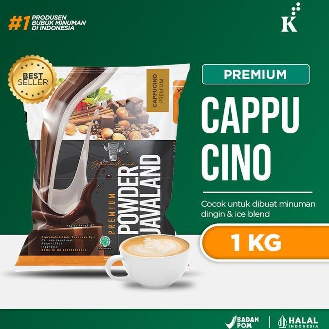 

Baru Bubuk Minuman Premium Cappuccino 1Kg - Powder Drink Kopi Susu Kekinian Cafe