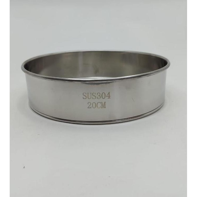 Ayakan Tepung 60 Mesh Stainless 304 20 Cm Gula Saringan Santan Tepung