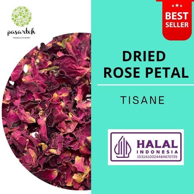 

[ Pasarteh ] Dried Rose Petal | Bunga Mawar Merah | Bunga Rose Kering I Mawar Kering