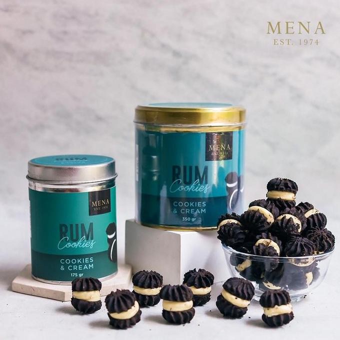 

RUM COOKIES - COOKIES & CREAM (Medium) by Mena Cookies