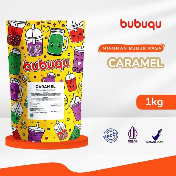 

Baru Bubuqu Bubuk Caramel Latte 1 Kg Powder Drink Karamel Susu Creamy