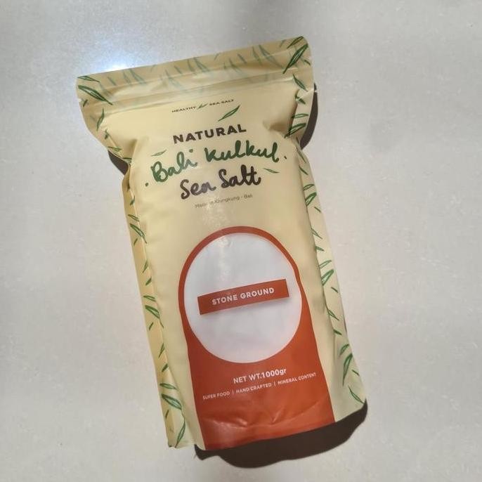 

Bali Kulkul - Sea Salt ( Stone Ground ) 1kg Garam Laut Halus Alami Non Iodized