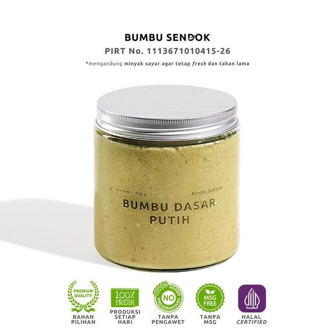 

BUMBU SENDOK Bumbu Dasar Putih 400g