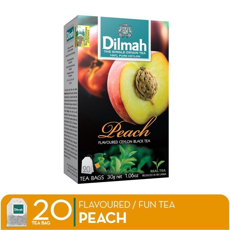 

SALE! DILMAH PEACH TEA NO ENVELOPE 20 SACHET | TEH CELUP RASA BUAH PREMIUM