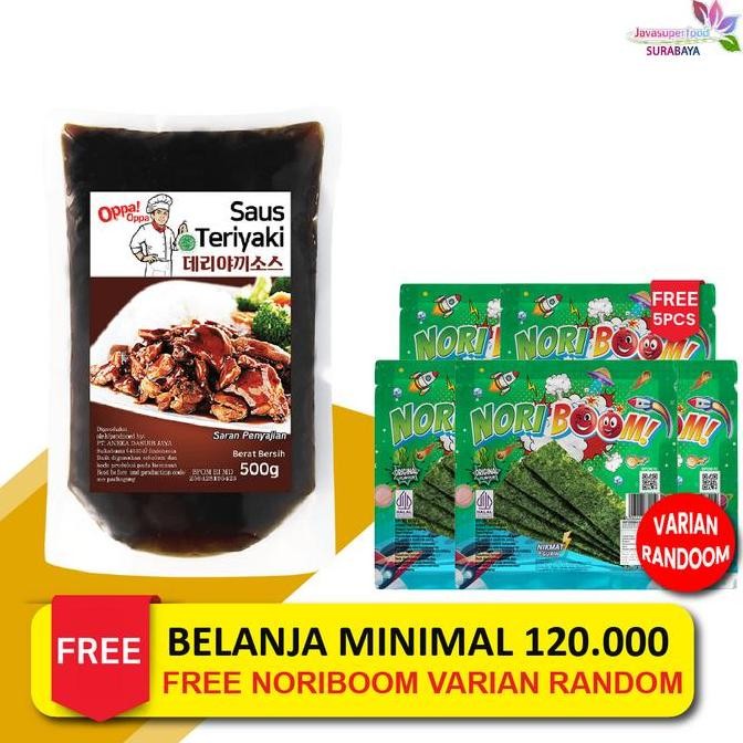 

OppaOppa Saus Teriyaki/Teriyaki Sauce/Sauce Saus Steak BBQ Halal 500g
