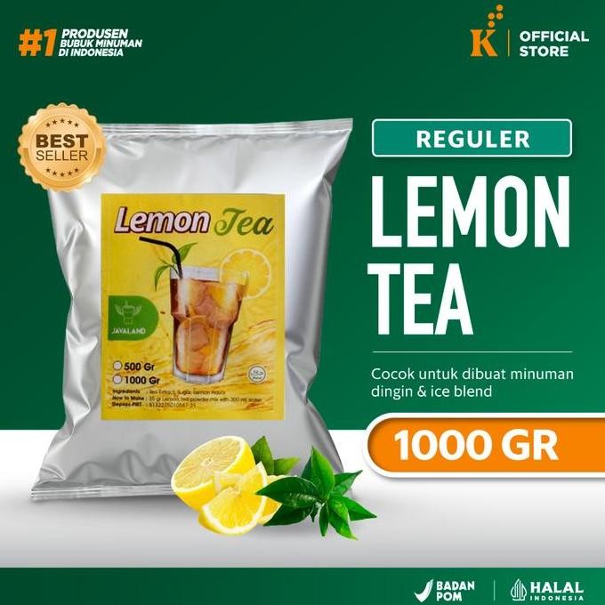

Baru Javaland Lemon Tea Bubble Drink 1 Kg - Bubuk Minuman Serbuk Teh Lemon