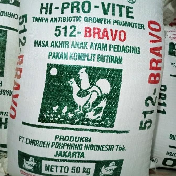 Pakan Makanan Ayam Unggas Pedaging Pur Voer 512 BRAVO