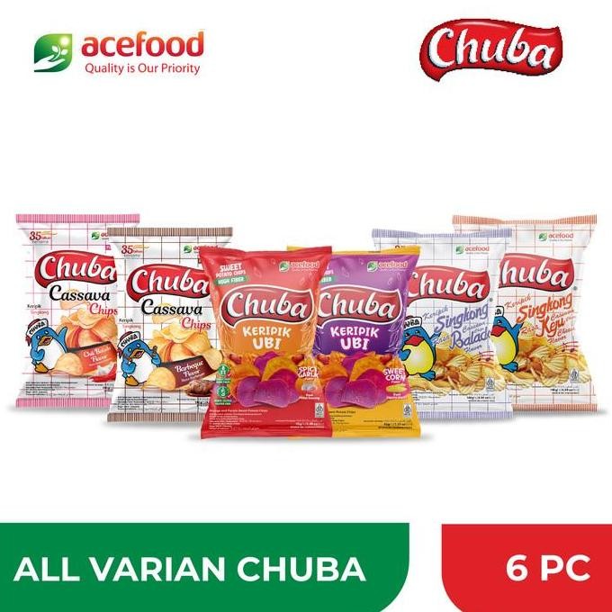 

Chuba Keripik singkong & Ubi All Variant isi 6 pcs