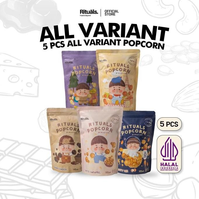 

Rituals Popcorn All Variant - Snack Jagung Cemilan Crispy