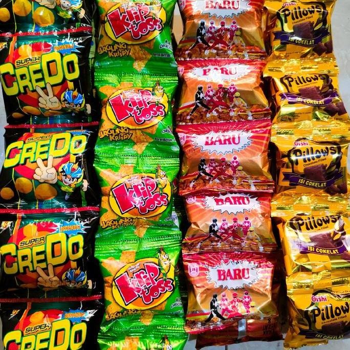 

Snack rame-rame mix dapat 100 pcs (10 renceng)