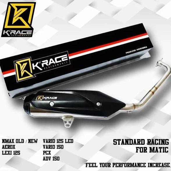 KNALPOT STANDARD RACING NMAX NEW NEO TURBO AEROX NEW ALPHA TURBO LEXI NEW KRACE K-RACE K RACE