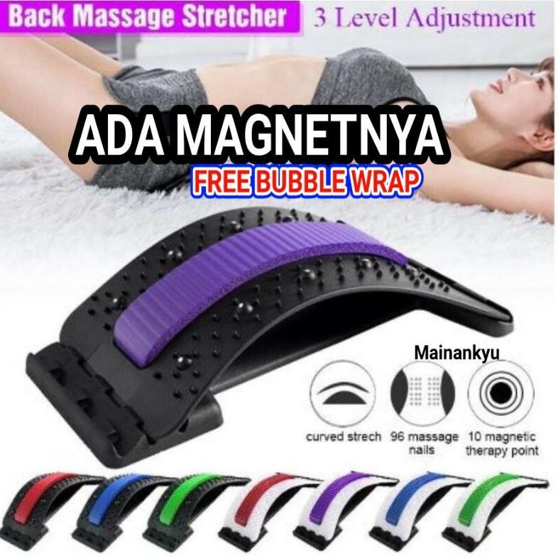 Orthopedi Akupuntur + Magnetic Sandaran Punggung Terapi Sakit Pinggang 10 Magnet orthoplus ortopedi