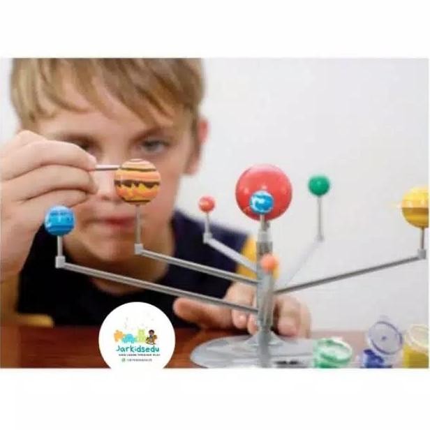 Mainan edukasi DIY solar sistem tata surya solar system toy