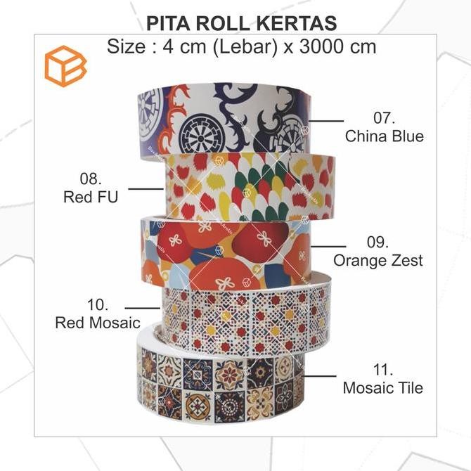 

tersedia aksesoris hiasan pita imlek beragam motif | dekorasi craft diy natal & chinese new year