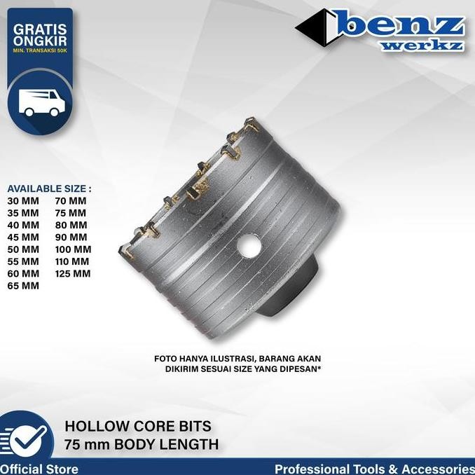 TERBARU HOLE SAW BETON 60MM / HOLLOW CORE DRILL BIT/ MATA BOR BETON 60MM TERMURAH
