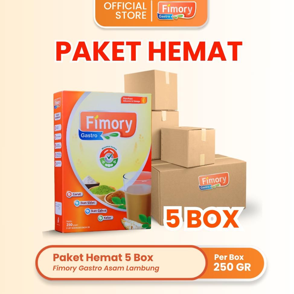 

Siap Kirim Fimory Gastro Sereal Paket Hemat 5 Pcs - Atasi Asam Lambung & GERD