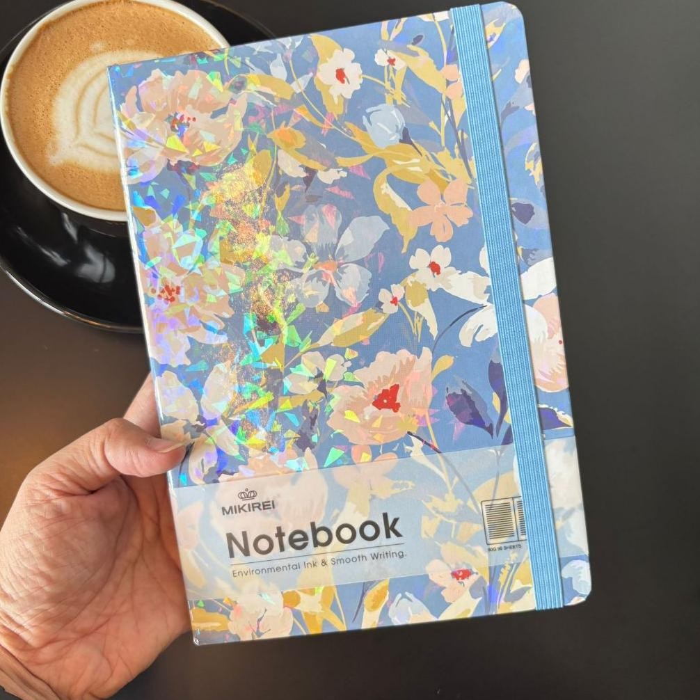 

Siap Kirim Diary Aesthetic Jepang A5 Mikirei Hologram Flowers - Buku Jurnal Lucu